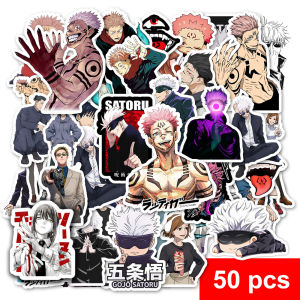 stiker anime jujutsu kaisen stiker anti air bisa untuk tumbler case hp laptop