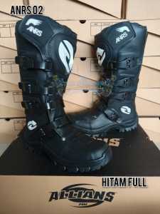 PROMO!!! Sepatu cross Trabas Trail ANRS Sepatu Enduro Bahan KULIT Terbaru Kode 02