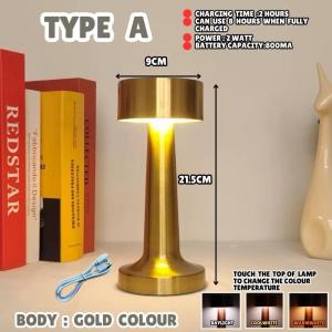 NEW ARRIVALLED Desk Lamp 3 Colour Table Lamp Sensor Table Lamp Lampu Meja meja sensor wireless lampu tidur murah