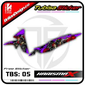 Sticker Striping Variasi Karisma - Stiker Striping Motor Karisma. TBS.05