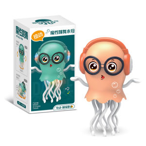 Happy Everyday.you Electric Dancing Octopus Baby Toy Crawling Musical Lighted Tummy Time Sensory ABS Play