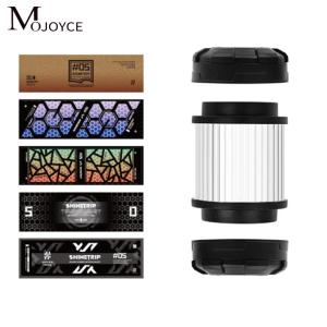 โคมไฟแคมป์ปิ้งชาร์จไฟได้ปรับแสงได้แม่เหล็กหมุนได้สำหรับกิจกรรมกลางแจ้งและเดินป่า