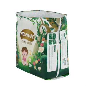 HelpMate Premium Baby Diapers Pants and Tape Type - Tea Tree Oil. Ultra-Thin Breathable Leak-Proof