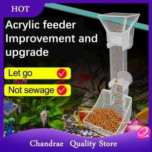 [Chandrae] Aquarium Transparent Feeding Tube Set Acrylic Aquarium Feeder Shrimp Feeder Feeding Container Accessories Tools