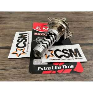 Lampu utama Led H4 laser jauh dekat putihkuning senja biru