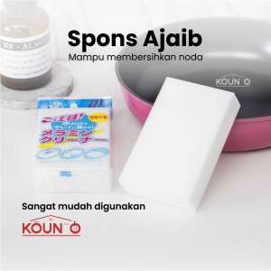 Spon Ajaib Nano Magic Sponge Spons Cuci Piring Spoon Multifungsi Busa Pembersih SerbagunaSpons Ajaib