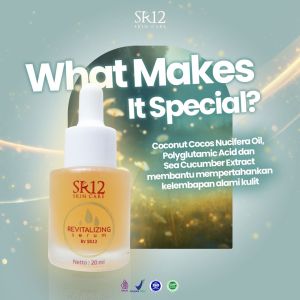 REVITALIZING SERUM SR12 Atasi Bopeng Scar Dan Pori pori Besar Bpom