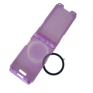 NUBE Badge-style E-Reader Case Flip-top Auto-aligning ic Portable Cover with ic Metal Ring Full Coverage Full Coverage Case for XTEINK X3 X4 E-Reader Protection