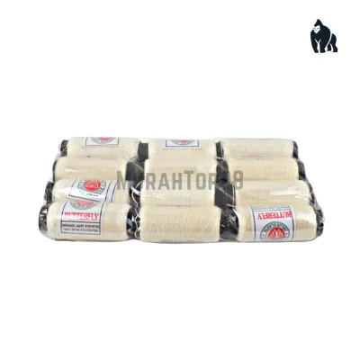 [ISI 12 PCS] Benang Jahit Tangan Besar Multiwarna Hitam Putih Butterfly [1 PACK isi 12 GULUNG]