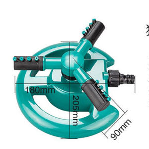 360 องศาครอบคลุมพื้นที่ขนาดใหญ่สปริงเกลอร์สนามหญ้าสำหรับพืชชลประทานเด็กเล่นสปริงเกลอร์สวนหมุนอัตโนมัติปรับได้