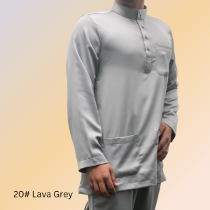 Baju Melayu Slimfit Berpesak Cekak Musang 22015