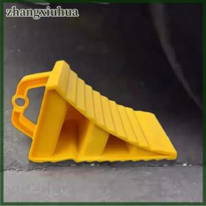 zhangxiuhua Portable Wheel Chock with Handles Vehicle Car Truck Wheel Tire Chock Stop Block Anti-slip Plastic Base Tire Support Pad