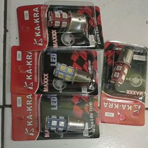 lampu led rem stop 13 mata belakang strobo flash  kedip  bohlam  rem led. motor  mobil. kakai 2 dc 12vl