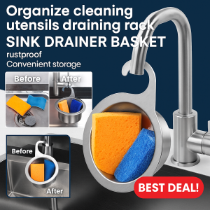 Stainless Steel Drain Basket Sink Vegetable Basin Drain Basket Anti Blocking And Easy To Clean Suitable For Kitchen Sinks And Vegetable Basins