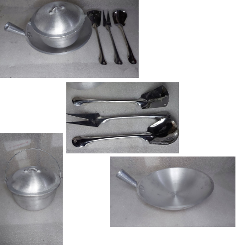 Aluminum kitchen tools top
