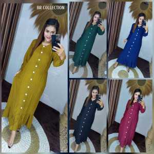 PROMO GAMIS ANDIN LONGDRESS ANDIN FULL KANCING (3 Kancing Hidup) BUSUI DASTER ARABIAN TERBARU DAN TERMURAH BERKUALITAS