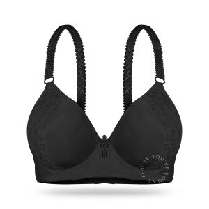 Youve ( YouHave ) BH Tanpa Kawat Bra Wanita BH Tanpa Kawat Motif Bunga Renda 100072