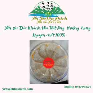 Tổ Yến Sào Thượng Hạng Rút Lông Khô Khánh Hòa + quà tặng