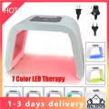 【spot】7 color LED light photodynamic facial skin care acne treatment rejuvenation photon masktherapy. 