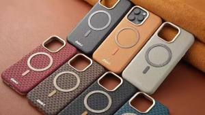 iPhone 17 MagSafe Magnetic Lock All-Package Phone Case iPhone 17 Pro Max Solid Color Business Luxury Phone Case