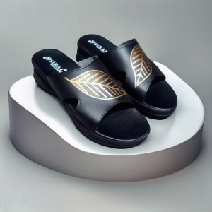 Sandal Wanita Terbaru Wedges Bunga Daun / Sandal Wanita Terlaris Siral