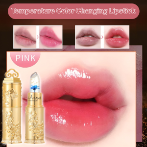 Crystal Jelly Flower Lipstick Color Changing Lipstick Long-Lasting Waterproof Moisturising Lip