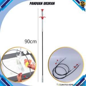Alat Kawat Pembersih Lubang & Saluran Wastafel Dapur Toilet Kamar Mandi | Pengeruk Saluran Pipa Wastafel Sink Mampet