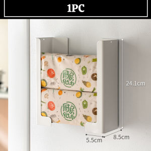 Roco Pemegang Tisu Magnet Wall Mounted Magnet Magnetic Tissue Holder Tissue Box Organizer Kitchen Bathroom Storage