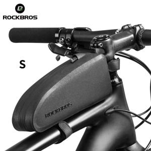 【Giao hàng địa phương】ROCKBROS Xe Đạp Chống Thấm Nước Đầu Túi Ống 1l / 1.6 L Cứng Ổn Định MTB Xe Đạp Đường Bộ Đi Xe Đạp Khung Trước Túi Mưa Ngoài Trời Xe Đạp Du Lịch Hàng Đầu Khung Túi