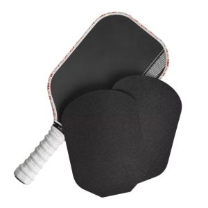 LOUISIS 2Pcs Non-slip Pickleball Paddle Surface Sticker Abrasion-resistant Ultra-light Pickleball Paddle Protective Film Improve Grip Without Adhesive Residue Paddle Grit Surface Tape Pickleball Equipment