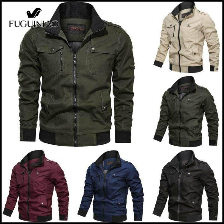 Mens combat sale jackets fashion