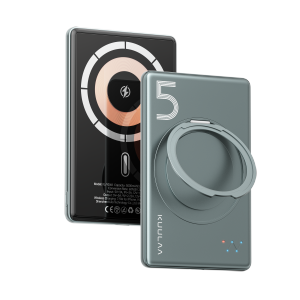 【Malaysia Stock】KUULAA 5000mAh PowerBank Wireless Magnetic 9.6mm Ultra Thin Mobile Power Bank Fast Charging  Suitable for iPhone 16 Pro Max 16 15 14 13 12 Pro Max