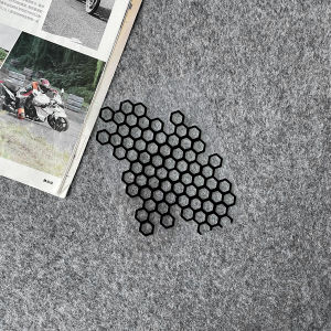 For Honda Click 125i Motorcycle Stickers Decals Set - Honeycomb Design Helmet & Body Decoration Waterproof PVC Personalized Refit Accessories