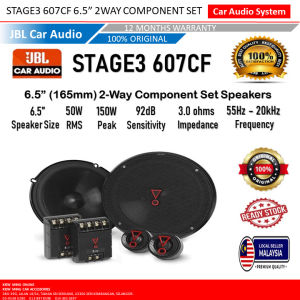 100% Original JBL Stage3 607CF 6.5 Inch (165mm) 2-Way Component Set Car Speakers Audio System