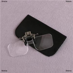 [COD] Shinia แว่นขยายพับคลิปแฮนด์ฟรี CLEAR High-Tech แว่นตาเลนส์เครื่องประดับนาฬิกาเครื่องมือซ่อม