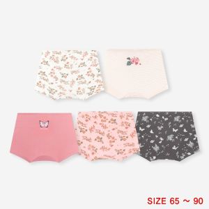 Set quần chip đùi vải cotton spandex mềm mại và an toàn cho da cho bé gái Unifriend Hàn Quốc Size 10-60kg