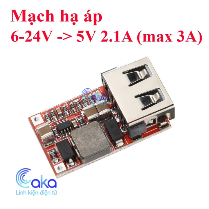 Mạch giảm áp 5V 3A DC mini – Hạ áp chế sạc điện thoại, USB | Lazada.vn