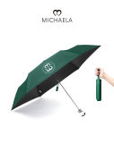 MICHAELA Umbrella Original Manual Open 9 inch Portable UV Protection Waterproof Umbrella MUM80123 2Q