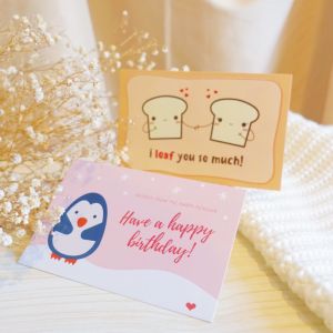 Premium Creative Birthday Gift Wish Card for Christmas Friend Couple Graduation Convocation Kad Ucapan 祝贺卡给生日情侣毕业友情父母