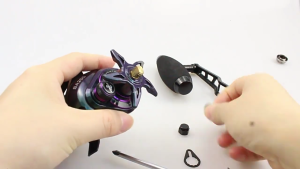 Fishing Reel Power Handle Foams Knob Aluminum Alloy Fishing Reel Rocker Arm Grip Baitcasting Reel Power Handle