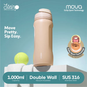 Stein Tumbler Mova EzSip Sport Technology - Botol Minum Stainless Steel SUS 316 Tahan Panas/Dingin