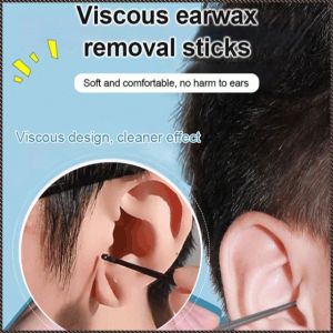 🌟Top Rated⚡【Disposable Adhesive Ear Cleaning Swab Effortlessly Removes Dirt and Debris】一次性粘耳棒耳鼻清洁棒Self-adhesive ear scoop Swab Pembersih