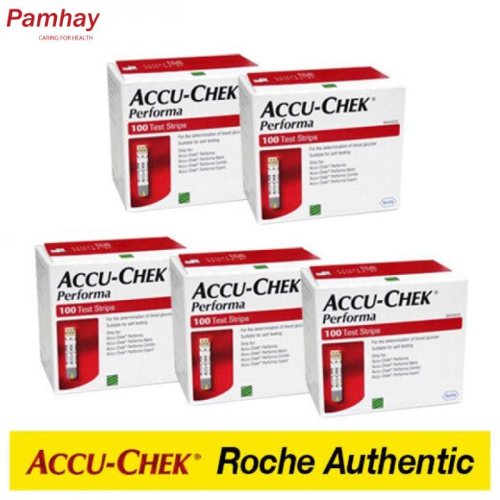 Accu Chek Performa 500 Test Strips Exp February, 2025 Lazada