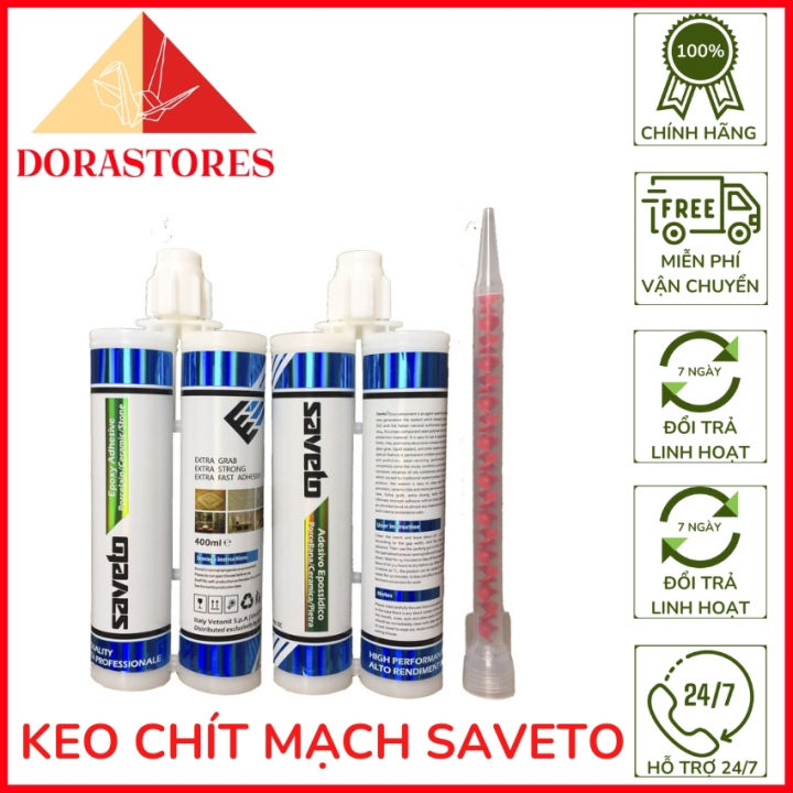 Keo Chít Mạch Saveto, Keo Chà Ron 2 Thành Phần Dùng Để Chít Mạch Gạch Ốp Và Lát Nền Nhà, Nhà Vệ Sinh Có Khả Năng Chống Thấm Tốt, Nhiều Màu Sắc Đẹp Bền Mang Tính Thẩm Mỹ Cao Công Nghệ Italia.