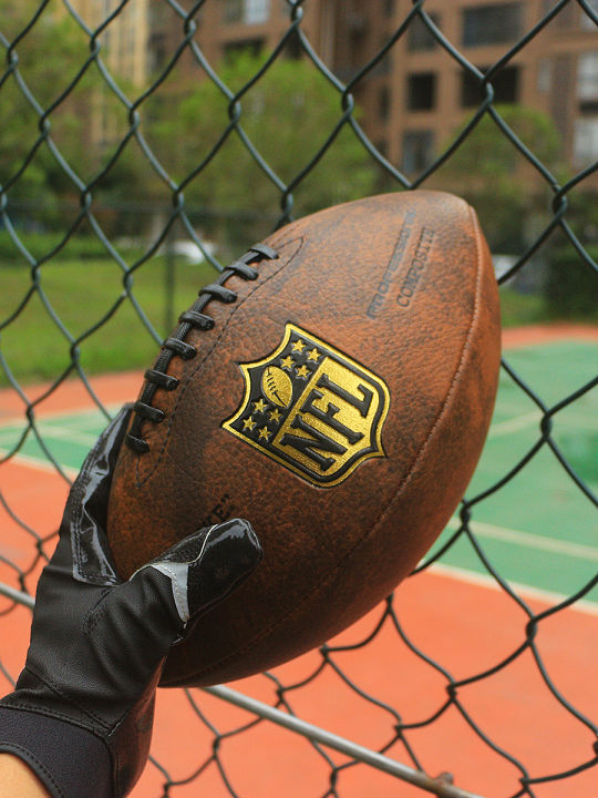 American Football Game Training Ball Vintage NFL Touchdowns Rugby