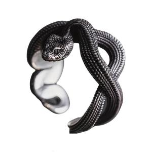 Contemporary Open Ring with Snake Detailing Unique Finger Casual Fashion Ring Perfect for Styles Enthusiasts