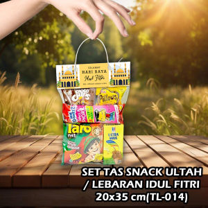 ISI 35 PCS COD Tas Snack Lebaran Murah 20 x 35 cm (TL014) - Tas Snack Hari Raya Idul Fitri Hampers Hari Raya Souvenir Lebaran Iedul Fitri Tas Kado / Hadiah Pesta Tas Plastik ULTAH ULang Tahun Tas Snack GoodieBag