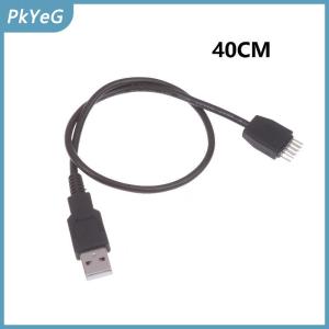 PkYeG USB một nam đến 9 pin nam Bo mạch chủ Bluetooth mô-đun được xây dựng trong dây cho PC DIY Kit Máy tính để bàn phụ kiện không dây