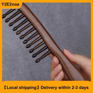 【Local shipping】 Natural Comb Meridian Massage Anti-static No-snags Wide Tooth Comb For Women Girl Straight Curly Hair