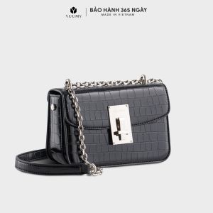 Bộ hộp quà YUUMY (Túi đeo chéo nữ YUUMY YN186 + Hộp quà YHQ2 + Túi giấy YTG2 + Túi rút BVR3838 + Thiệp cảm ơn YBT1)